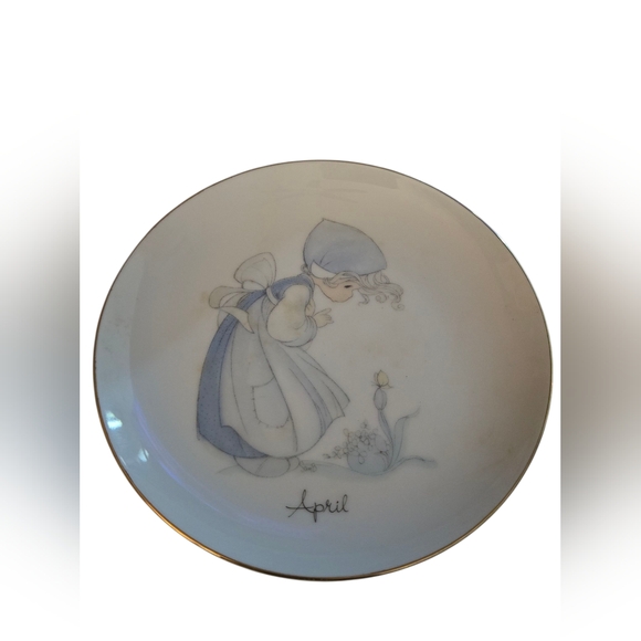 Precious Moments Porcelain Figurines Lot Of 5 1983-1989 - Picture 15 of 16